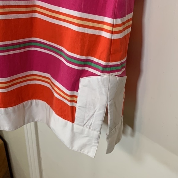 Tizzie Cotton Mini Striped Dress, S - Picture 5 of 11